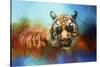 Colorful Expressions Tiger 2-Jai Johnson-Stretched Canvas