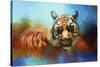 Colorful Expressions Tiger 2-Jai Johnson-Stretched Canvas