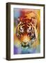 Colorful Expressions Tiger-Jai Johnson-Framed Giclee Print