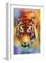 Colorful Expressions Tiger-Jai Johnson-Framed Giclee Print