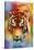 Colorful Expressions Tiger-Jai Johnson-Stretched Canvas