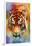 Colorful Expressions Tiger-Jai Johnson-Framed Giclee Print