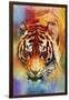 Colorful Expressions Tiger-Jai Johnson-Framed Giclee Print