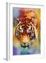 Colorful Expressions Tiger-Jai Johnson-Framed Giclee Print