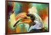 Colorful Expressions Toucan-Jai Johnson-Framed Giclee Print