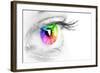 Colorful Eye-Arcoss-Framed Photographic Print