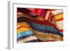 Colorful fabric detail.-Zandria Muench Beraldo-Framed Photographic Print