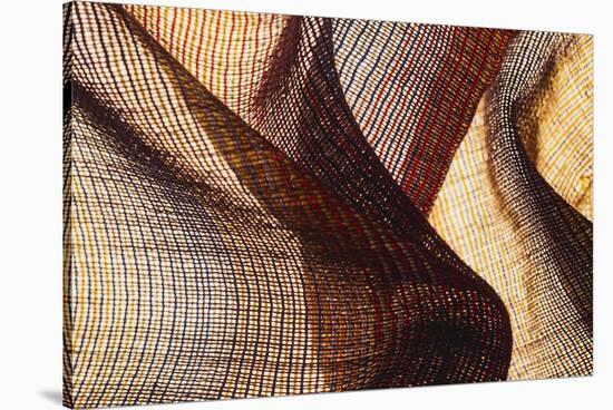 Colorful fabric detail.-Zandria Muench Beraldo-Stretched Canvas