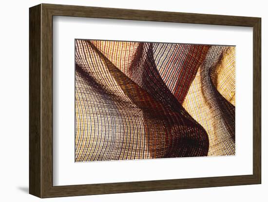 Colorful fabric detail.-Zandria Muench Beraldo-Framed Photographic Print