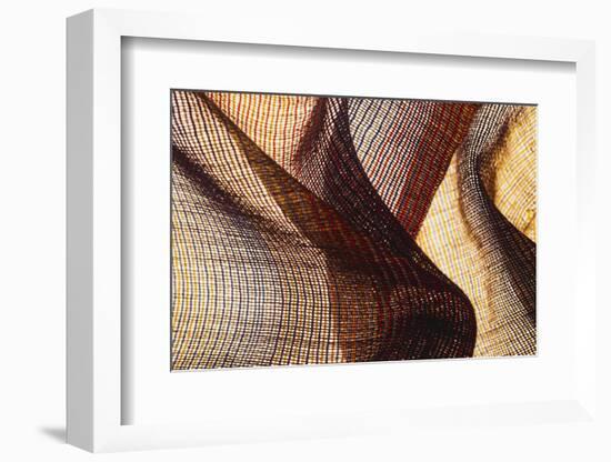 Colorful fabric detail.-Zandria Muench Beraldo-Framed Photographic Print