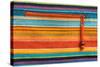 Colorful Fabric Texture With Zipper-Ultrapro-Stretched Canvas