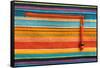 Colorful Fabric Texture With Zipper-Ultrapro-Framed Stretched Canvas