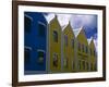 Colorful Facades, Oranjestad, Aruba-George Oze-Framed Photographic Print