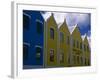 Colorful Facades, Oranjestad, Aruba-George Oze-Framed Photographic Print