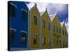 Colorful Facades, Oranjestad, Aruba-George Oze-Stretched Canvas