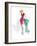 Colorful Fashion III-Anne Tavoletti-Framed Premium Giclee Print