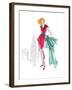 Colorful Fashion III-Anne Tavoletti-Framed Premium Giclee Print