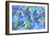 Colorful Fish 6A-Ata Alishahi-Framed Giclee Print