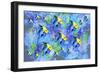 Colorful Fish 6A-Ata Alishahi-Framed Giclee Print