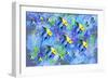 Colorful Fish 6A-Ata Alishahi-Framed Giclee Print