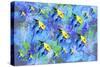 Colorful Fish 6A-Ata Alishahi-Stretched Canvas