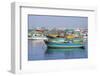 Colorful Fishing Boats in Harbor-Darrell Gulin-Framed Photographic Print