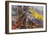 Colorful Flags, Bhutan-Art Wolfe-Framed Premium Photographic Print