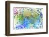 Colorful Floral Design with Knots-Alaya Gadeh-Framed Photographic Print