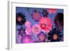 Colorful Floral Design-Alaya Gadeh-Framed Photographic Print