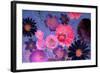 Colorful Floral Design-Alaya Gadeh-Framed Photographic Print