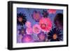 Colorful Floral Design-Alaya Gadeh-Framed Photographic Print