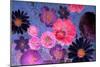 Colorful Floral Design-Alaya Gadeh-Mounted Photographic Print