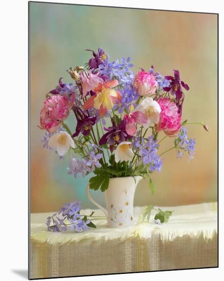 Colorful Flower Stilllife-null-Mounted Art Print