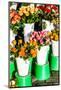 Colorful Flowers in A Flower Shop on A Market-Curioso Travel Photography-Mounted Photographic Print