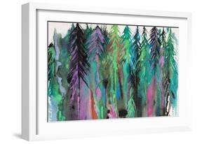 Colorful Forest-Michelle Faber-Framed Giclee Print