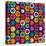 Colorful Geometric Pattern With Hexagons-evdakovka-Stretched Canvas