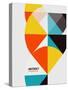 Colorful Geometrical Modern Art Minimal Template-antishock-Stretched Canvas