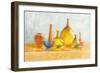 Colorful Glass Vessels v2-Danhui Nai-Framed Art Print