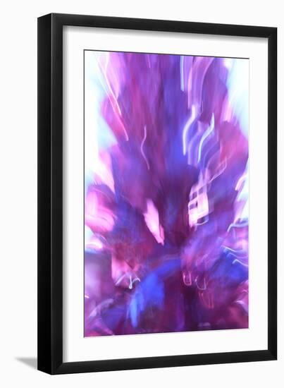 Colorful glass with blurred motion effect.-Stuart Westmorland-Framed Premium Photographic Print