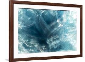 Colorful glass with blurred motion effect.-Stuart Westmorland-Framed Premium Photographic Print