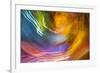 Colorful glass with blurred motion effect.-Stuart Westmorland-Framed Premium Photographic Print