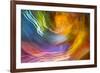 Colorful glass with blurred motion effect.-Stuart Westmorland-Framed Premium Photographic Print