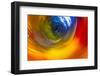 Colorful glass with blurred motion effect.-Stuart Westmorland-Framed Photographic Print