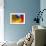 Colorful glass with blurred motion effect.-Stuart Westmorland-Framed Photographic Print displayed on a wall