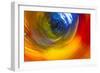 Colorful glass with blurred motion effect.-Stuart Westmorland-Framed Photographic Print