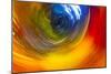 Colorful glass with blurred motion effect.-Stuart Westmorland-Mounted Photographic Print