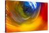 Colorful glass with blurred motion effect.-Stuart Westmorland-Stretched Canvas