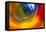 Colorful glass with blurred motion effect.-Stuart Westmorland-Framed Stretched Canvas