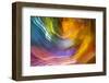 Colorful glass with blurred motion effect.-Stuart Westmorland-Framed Photographic Print