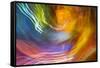 Colorful glass with blurred motion effect.-Stuart Westmorland-Framed Stretched Canvas